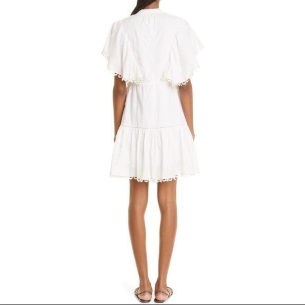 FARM Rio White Eyelet Tie-Front Mini Dress - Picture 7 of 7